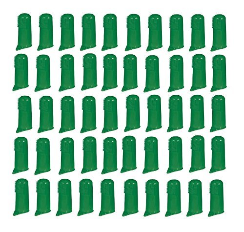 Top Performance Green Finger Toothbrushes for Dogs and Cats Pet Oral & Dental Ca