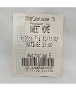 Sweet Home Fri 10/11/02 Classic Cinemas Charlestowne 18 Ticket Stub - $139.59 MXN