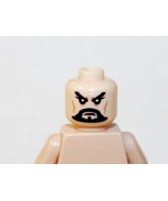Head With Black Beard Angry Face Head Head Diy Action Figures - $2.36