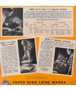 1948 South Bend Lathe Works Advertisement Precision Vintage Tools F15U3 - $459.19 MXN