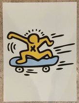 Keith Haring &quot; Skateboard &quot; Giclée Sur Papier Pop Art - £333.45 GBP