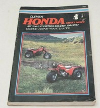 Clymer Honda Shaft Drive ATC250 &amp; Fourtrax 200-250 1984-87 (Paperback) - £18.58 GBP