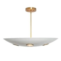 Six Light Brass Ceiling light Pendant Mid Century Modern Brass Sputnik Flush - £295.80 GBP