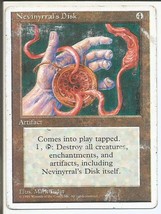 Nevinyrral&#39;s Disk Fourth Edition Alternate 1995 Magic The Gathering Card HP - $150.00