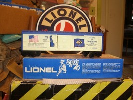 Lionel O Guage Spirit Of 76 DELAWARE BOX CAR 6-7601 BOXED - $20.00