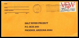 1974 US Cover - USPS 852 Phoenix, Arizona to Salt River Project, Phoenix, AZ K1  - £1.54 GBP