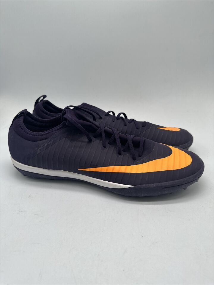 Primary image for Nike Mercurial PURPLE ORANGE X Finale TF 831975-589 Mens Size 12