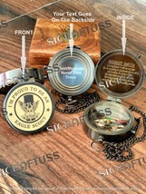 Custom Engraved Eagle Scout Brass Compass Camping Gift, Boy Scout Oath Compass - £23.53 GBP