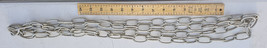 24II27 CHANDELIER CHAIN, 94&quot; LONG, 1-1/2&quot; X 3/4&quot; LINKS, MOTTLED SILVER/GREY - $9.45