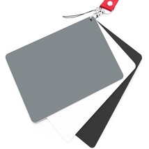 Grey Card White Balance Card 18% Exposure Photography Card 5X4 Custom Calibratio - £15.18 GBP