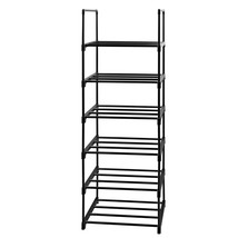 6 Tier Tall Shoe Rack For Closet Entryway, Metal Sturdy Shoe Shelf Storage Organ - £32.42 GBP