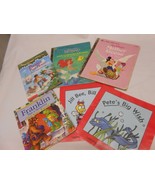 vintage 6 kids Books Mother Goose Little Mermaid Pirates past Noon &amp; dyn... - £7.77 GBP