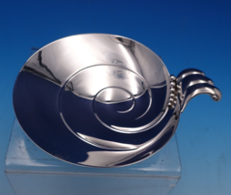 Tiffany and Co Sterling Silver Serving Dish Modern Swirl Bead Design Fee... - $286.11