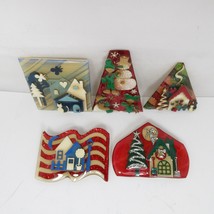 Lot of 5 House Pins by Lucinda and Little People Christmas - £78.32 GBP