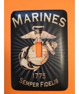 Marines metal light switch cover military - $9.25