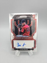 Luis Frias Arizona Diamondbacks 2022 Panini Prizm Rookie Autographed RC #RA-LF - £4.11 GBP