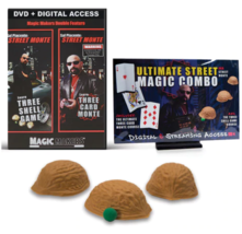 Ultimate Street Magic Combo includes 3 Shell Game, 3 Card Monte with DVD! - £15.78 GBP