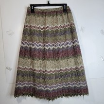 Womens Dalton Sport poss VNT Woven Lined skirt USA ILGWU Waist 27&quot; Size 6-8 - £17.61 GBP
