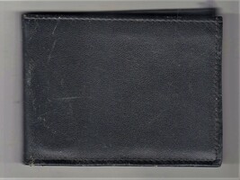 Mens Wallet - Swank Mens Black Billfold Wallet Cowhide - $14.50