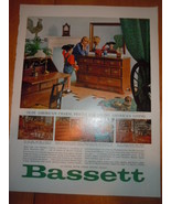 Vintage Bassett Furniture Print Magazine Advertisement 1966 - $6.77 CAD