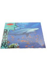 Melissa and Doug Shark Jigsaw Puzzle 100 Piece 14&quot; X 19&quot; Finished Size  ... - £12.54 GBP