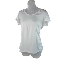 Alpine Design T-Shirt Women Sz L Dri-Logic Short Cap Sleeve White 100% P... - $5.69