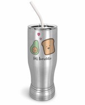PixiDoodle Valentine&#39;s Day Food Avocado Cuddle Foodie Insulated Coffee Mug Tumbl - £27.18 GBP+