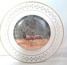 Bing and Grondahl Deer Collector Plate Swedish Artist Harald Wiberg - $18.70