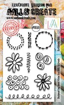 AALL And Create A6 Photopolymer Clear Stamp Set-Scribbley Bits - £27.15 GBP