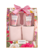 Bath Haus Cozy Comfort Slipper Set Tuberose &amp; Gardenia Scented - $81.67