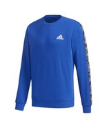 adidas mens Essentials Tape Sweatshirt Team Royal Blue/White GD5449 - £23.59 GBP