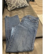 Lauren Ralph Lauren Women&#39;s Dark Wash Straight Leg Jeans Size 14WCotton ... - $32.00