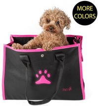 Posh Paw&#39; Designer Trendy Fashion Designer Travel Pet Dog Carrier bag - $38.24