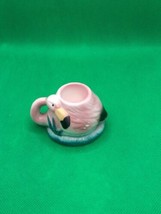 Vintage 1989 Pink Flamingo Candle Holder Sarsaparilla Five and Dime #311 - £14.31 GBP