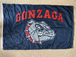 BSI NCAA College Gonzaga Bulldogs 3 X 5 Foot Flag with Grommets - Gently Used - £23.36 GBP