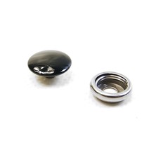 Stainless Steel Snap Fasteners, Black Enamel Finish Cap &amp; Socket Only, 1... - $269.60 MXN