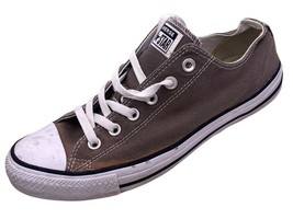 Converse Men Shoes Size 8 Chuck Taylor Allstars Grey White Casual Walking - £17.02 GBP