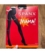 Spanx MAMA Very Black Opaque Tights Size C All Day Smoothing &amp; Support M... - £22.15 GBP