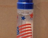 LED Light Up Bubble Wand 13&quot; USA 4th Of July &amp; Soap Liquid Big Bubbles N... - £5.89 GBP