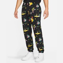 Nike Sportswear Club Fleece Men&#39;s Floral Printed Pants Size M Style DQ3510-010 - £46.71 GBP