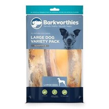 Barkworthies Variety Pack Dog Treats 1ea/LG, 4 pk - £25.43 GBP