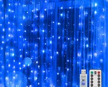 Curtain Lights For Bedroom, 200 Led Hanging String Lights Outdoor Waterp... - £31.63 GBP