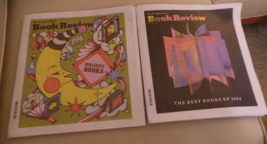 Lot of 2 The New York Times Book Review Holiday Books &amp; Best Books Dec 2... - $241.14 MXN