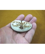 (TNE-DRA-373A) Dragonfly insect TAGUA NUT palm nuts figurine carving dra... - €17,72 EUR