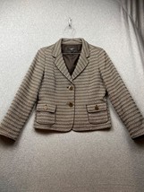 Talbots Tweed Blazer Jacket Women&#39;s Size 10 Petite Career Work office Causal - £25.96 GBP