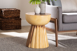 Adede Hand-carved Suar Wood Side Table - $136.00