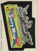 Sorry Wrap 1974 Wacky Packages Series 7 spoof of Saran Wrap - $5.00