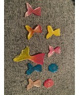 9 PC Jewelry Making LOT Mermaid Tails Resin Craft Charms DIY - $13.71 CAD