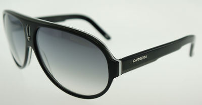 Carrera 25S Black White Gray / Gray Sunglasses 25/S WZF 63mm - $94.53