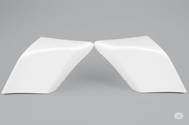 Vivid Black Stretched Extended Side Covers compatible with Harley Street... - $121.52